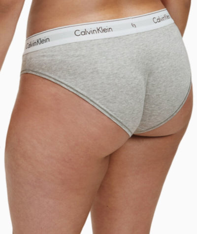 Calvin Klein Modern Cotton Plus Hipster Brief - Grey Heather Knickers