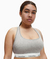 Calvin Klein Modern Cotton Plus Unlined Bralette - Grey Heather Bras