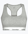 Calvin Klein Modern Cotton Plus Unlined Bralette - Grey Heather Bras