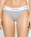 Calvin Klein Modern Cotton Thong - Grey Heather Knickers