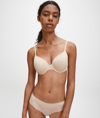 Calvin Klein Perfectly Fit T-Shirt Bra - Bare - Curvy Bras