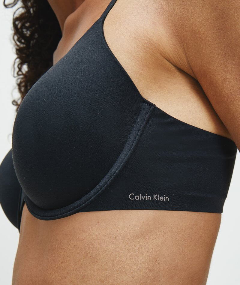 Perfectly Bra Klein - Bras T-Shirt Calvin Black Curvy Fit -