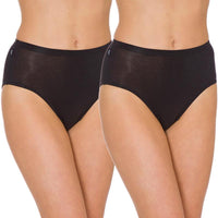 Sloggi Hikini 2 Pack Brief - Black