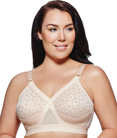 Playtex Cross Your Heart Bra Slightly Sheer White Lace -  Canada