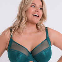 Curvy Kate Amaze Balcony Bra - Verdigris Green