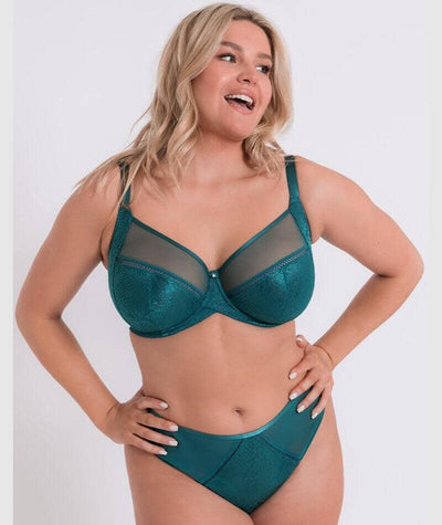 Curvy Kate Amaze Balcony Bra - Verdigris Green Bras