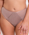 Curvy Kate Amaze High Waist Brazilian Brief - Mink Knickers