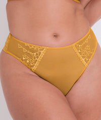Curvy Kate Centre Stage Deep Thong - Turmeric Yellow