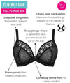 Curvy Kate Centre Stage Full Plunge Bra - Black Bras