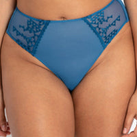 Curvy Kate Centre Stage Deep Thong - Blue