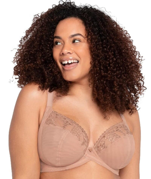 Curvy Kate Centre Stage Full Plunge Bra Latte Curvy Bras, jockey