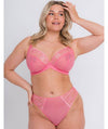Curvy Kate Centre Stage Deep Thong - Pink Knickers