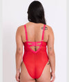 Curvy Kate Elementary Plunge Bodysuit - Red/Pink Bodysuits & Basques