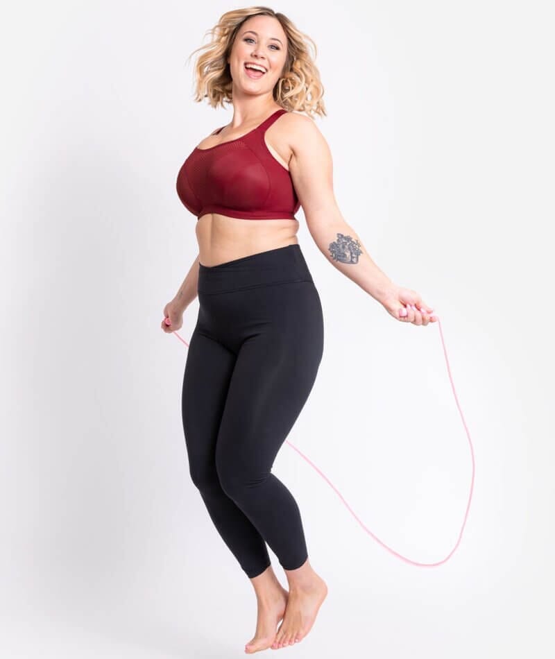 Curvy Kate Everymove Flexi-Wired Sports Bra - Beet Red/Coral Bras