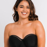 Curvy Kate First Class Bandeau Bikini Top - Black