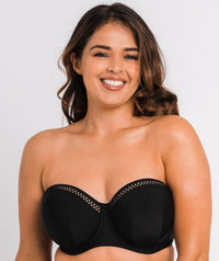 Curvy Kate First Class Bandeau Bikini Top - Black