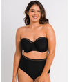 Curvy Kate First Class Bandeau Bikini Top - Black Swim