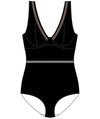 Curvy Kate First Class Plunge Swimsuit - Black Swim
