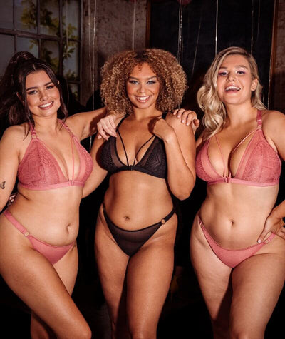 Curvy Kate Front and Centre Bralette - Black Bras
