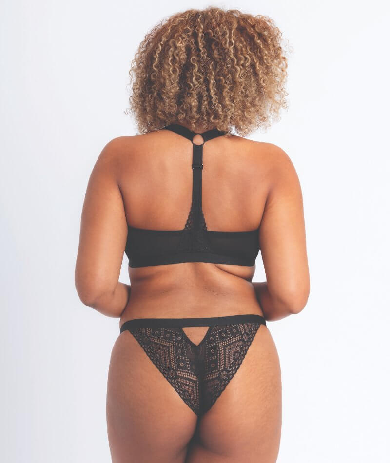 Curvy Kate Front and Centre Bralette - Black Bras
