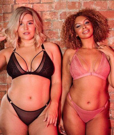 Curvy Kate Front and Centre Brazilian Brief - Black Knickers