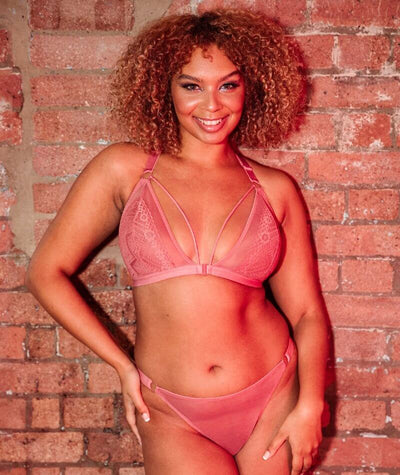 Curvy Kate Front and Centre Brazilian Brief - Rose Knickers