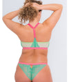 Curvy Kate Front and Centre Wire-free Bralette - Mint/Pink Green Bras