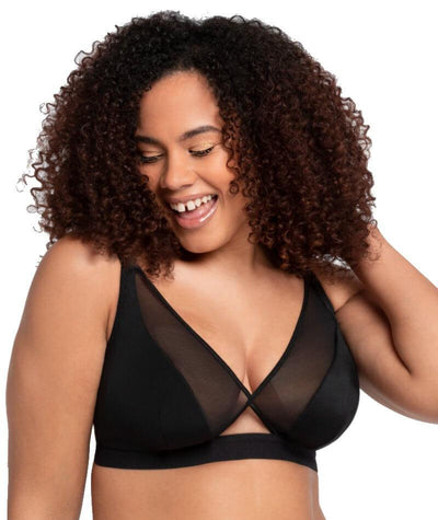 Curvy Kate Get Up and Chill Bralette - Black Bras