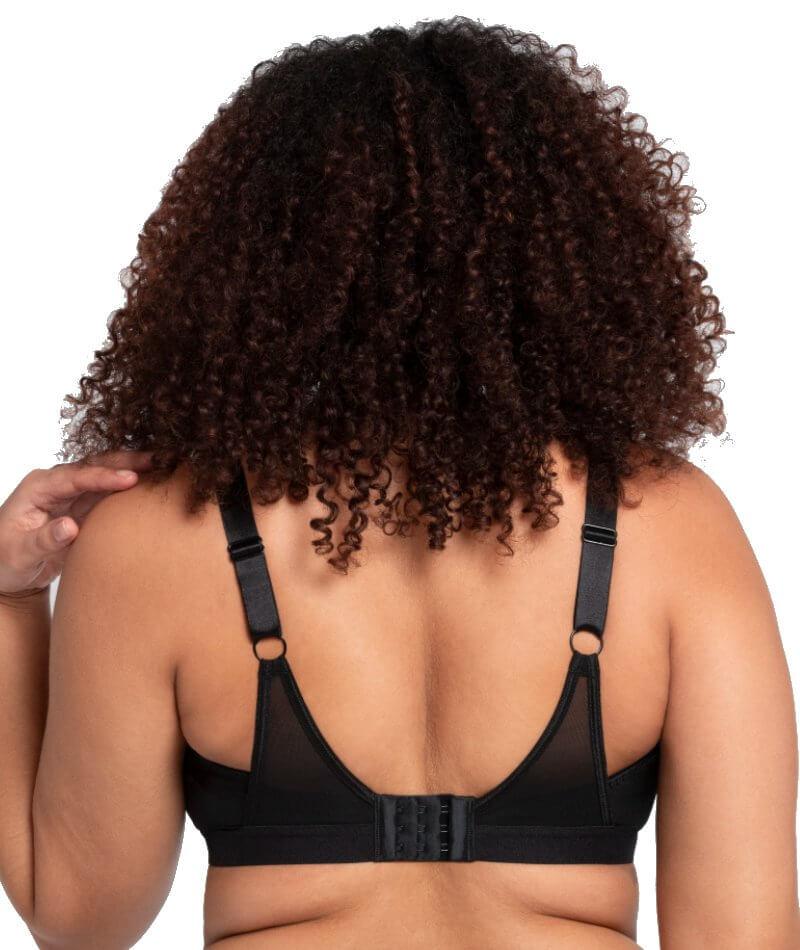 Curvy Kate Get Up and Chill Wire-free Bralette - Black - Curvy Bras