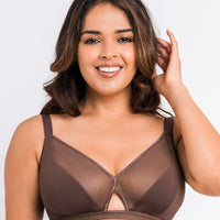 Curvy Kate Get Up and Chill Wire-free Bralette - Cocoa
