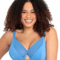 Curvy Kate Get Up and Chill Wire-free Bralette - Denim Blue