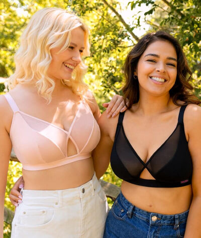 Curvy Kate Get Up and Chill Wire-free Bralette - Soft Pink - Curvy Bras