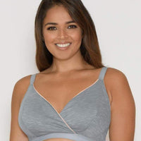 Curvy Kate In My Dreams Soft Cup Wire-free Bralette - Grey/Peach