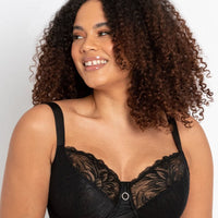 Curvy Kate Lingerie Lace Daze Bralette Bra Top Lipstick Red 044110