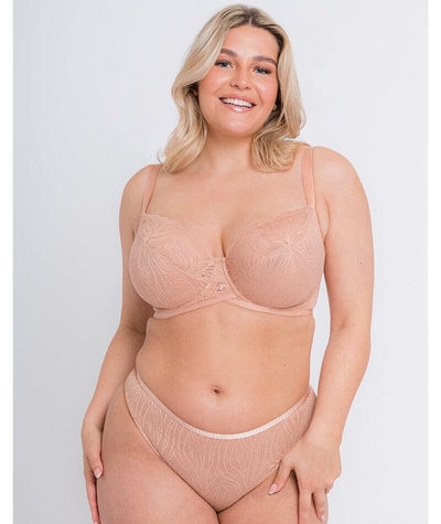 Curvy Kate Lace Daze Balcony Bra - Latte Bras