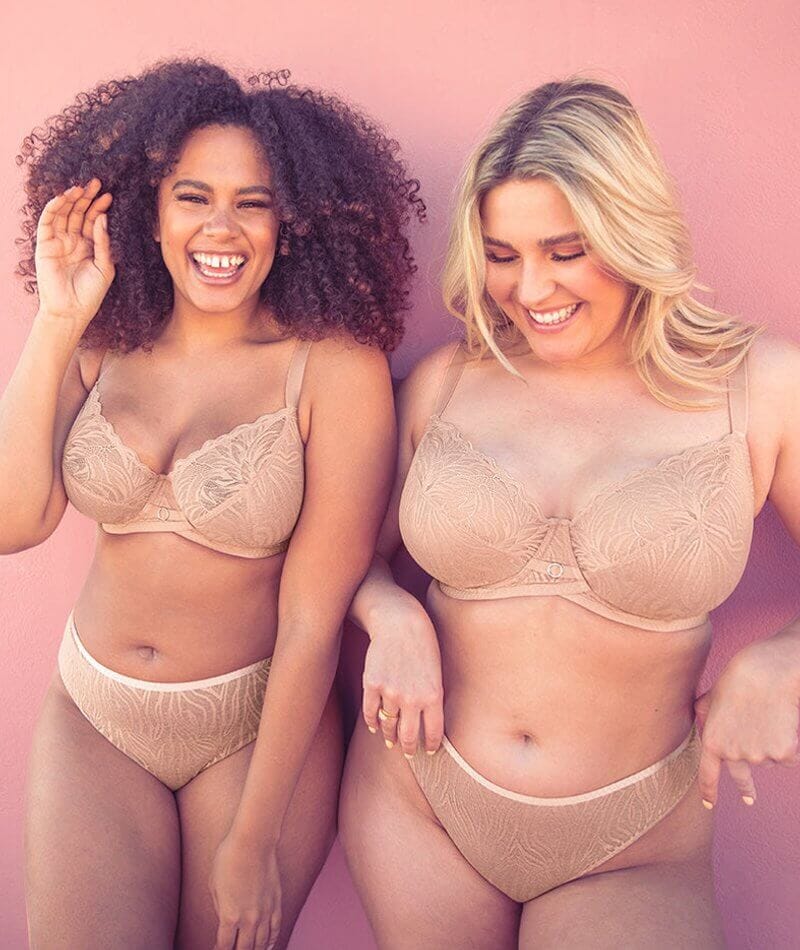 Curvy Kate Lace Daze Balcony Bra - Latte Bras