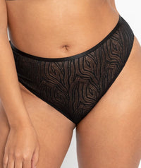 Curvy Kate Lace Daze Brazilian Brief - Black