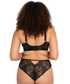 Curvy Kate Lace Daze Brazilian Brief - Black Knickers
