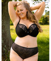 Curvy Kate Lace Daze Brazilian Brief - Black Knickers
