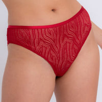 Curvy Kate Lace Daze Brazilian Brief - Lipstick Red