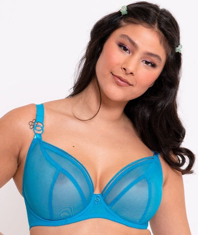 Curvy Kate Lifestyle Plunge Bra - Capri Blue Bras