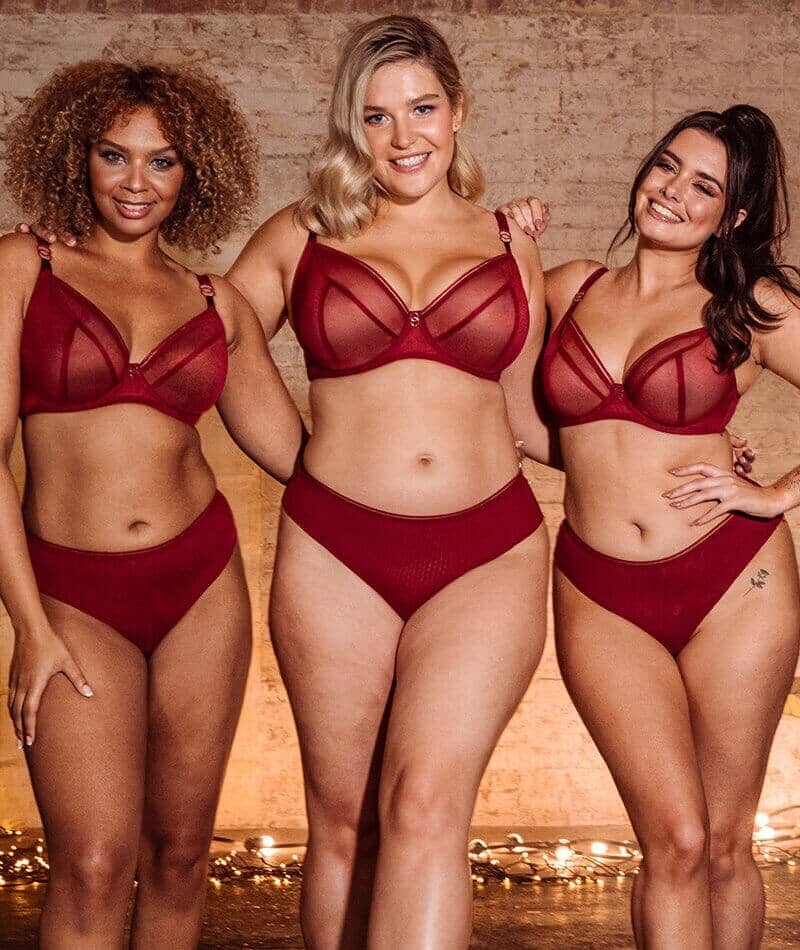Curvy Kate Lifestyle Short - Deep Red Knickers