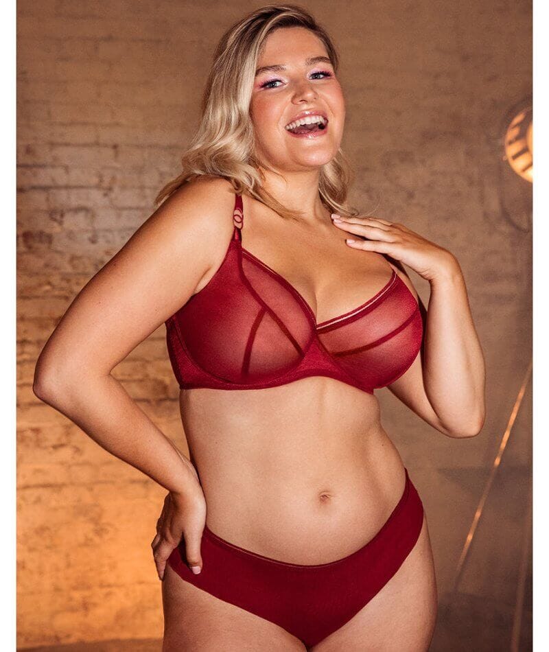 Curvy Kate Lifestyle Short - Deep Red Knickers