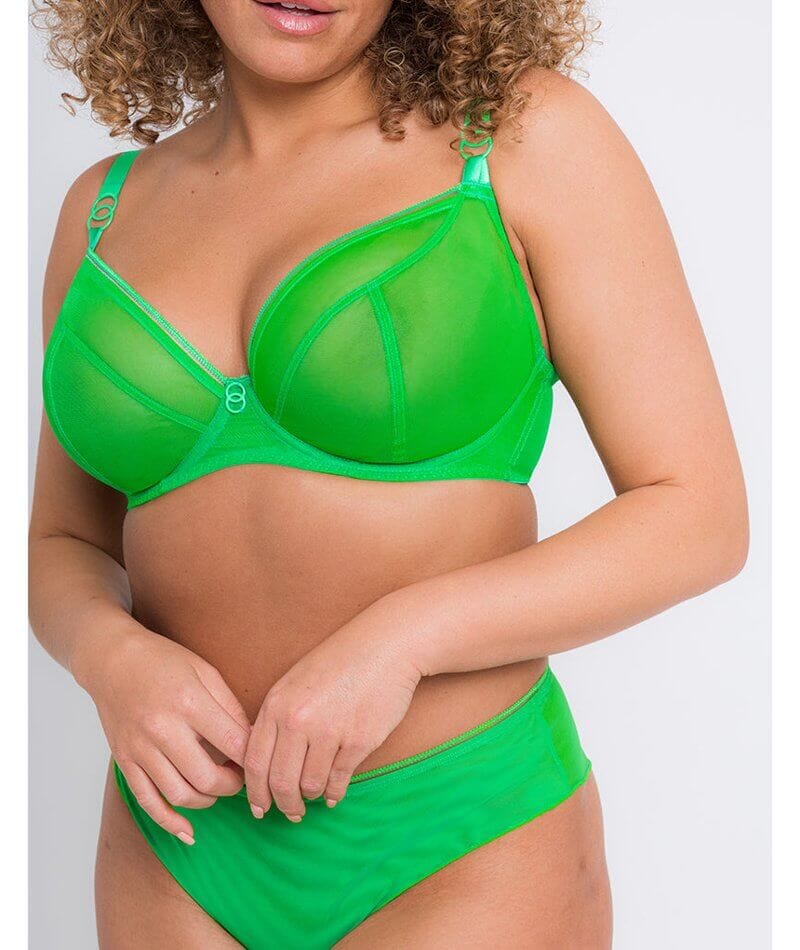 Curvy Kate Lifestyle Plunge Bra - Green Bras