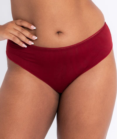 Curvy Kate Lifestyle Short - Deep Red Knickers