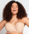 Curvy Kate Luxe Strapless Bra - Biscotti Bras 28D