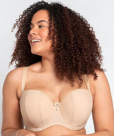 Curvy Kate Luxe Strapless Bra - Biscotti Bras