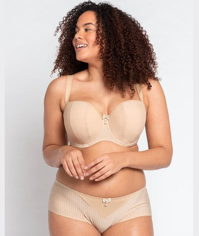 Curvy Kate Luxe Strapless Bra - Biscotti Bras