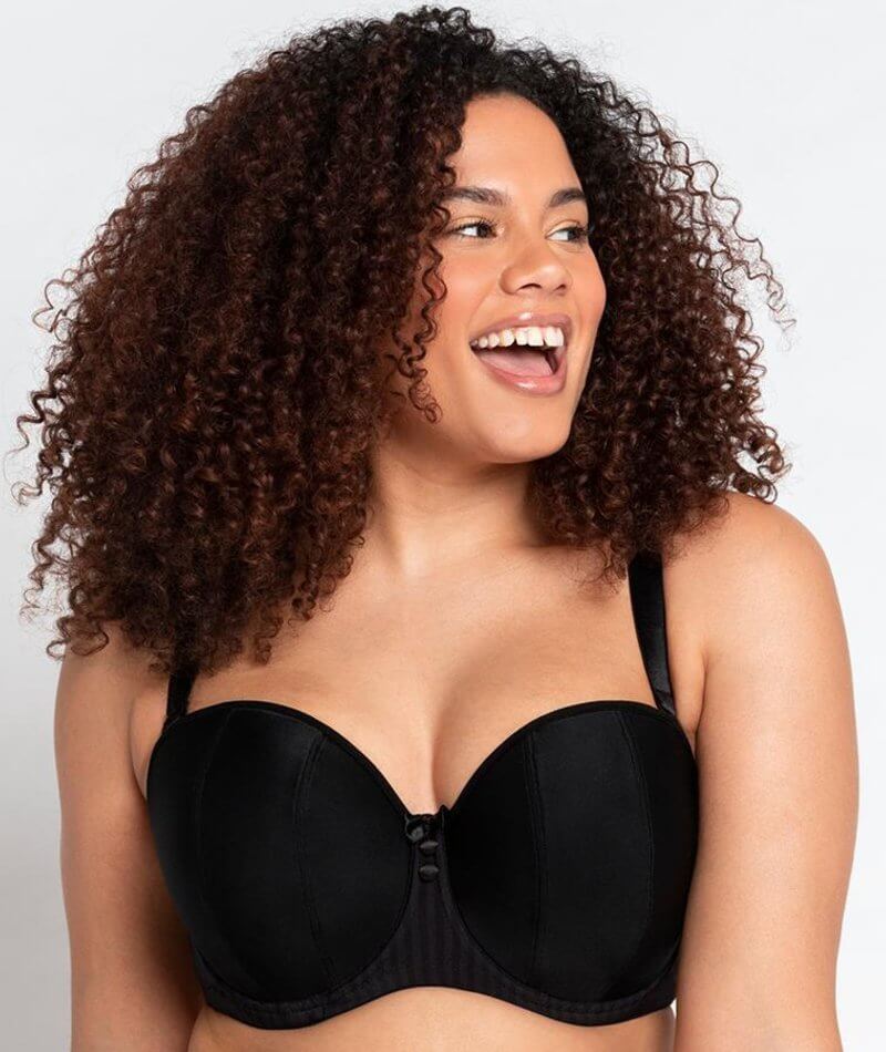 Curvy Kate Luxe Strapless Bra - Black - Curvy Bras