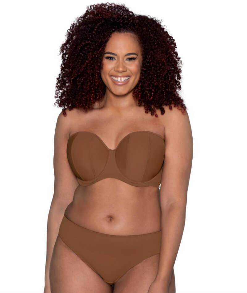 Curvy Kate Luxe Strapless Bra - Caramel - Curvy Bras